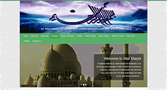 Desktop Screenshot of bilalmasjid.co.uk